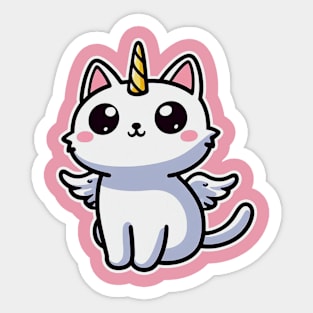 cat unicorn Sticker